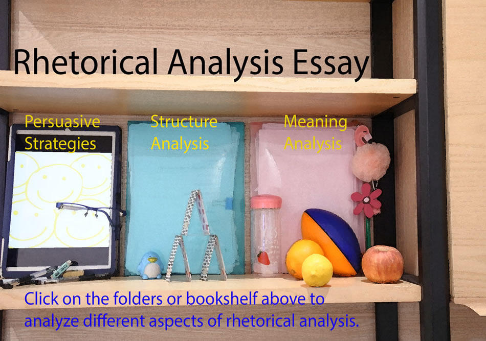 links rhetorical analysis essay strategies on a bookshelf